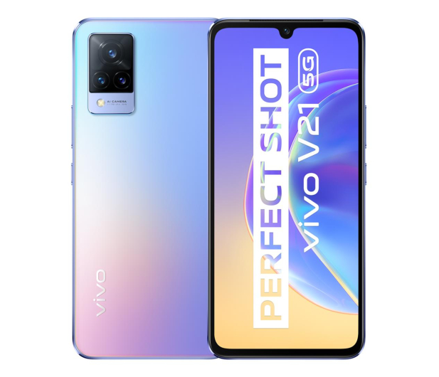 vivo V21 5G 8/128GB Sunset Dazzle - 667222 - zdjęcie
